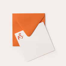 Load image into Gallery viewer, Custom Monogram Square Notecards