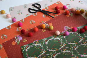 Assorted Wrapping Paper (5 sheets)