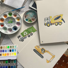 Load image into Gallery viewer, Trucks! Notecards